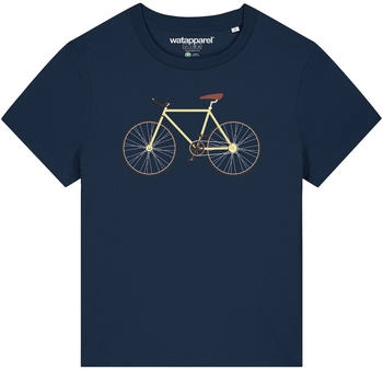 watapparel T-Shirt Frauen yellow french navy