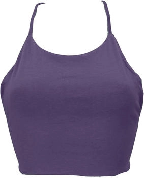 Guru-Shop Bio-Baumwolle Boho Pixi Yoga Bindetop plum