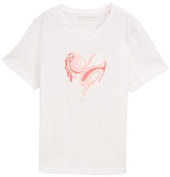 Tom Tailor T-Shirt mit Print Offwhite (1045534_15221)