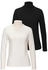 Lascana Shirt schwarz wollweiß