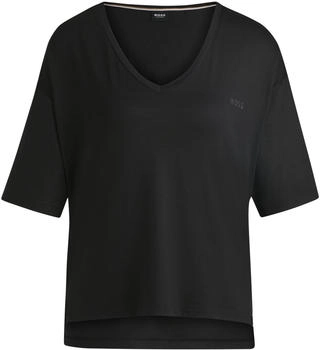 Hugo Boss Relaxed-Fit T-Shirt aus Stretch-Jersey mit V-Ausschnitt - Style CP Stripe_T-Shirt 50535723 Schwarz