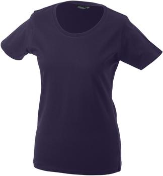 James & Nicholson Damen T-Shirt Basic aubergine