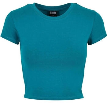 Urban Classics Stretch Jersey Cropped Tee TB2754 wassergr&uuml;n