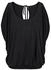 Lascana Strandshirt Schulterschlitzen schwarz