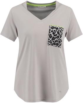 Key Largo WT CAT v-Neck T-Shirt silber