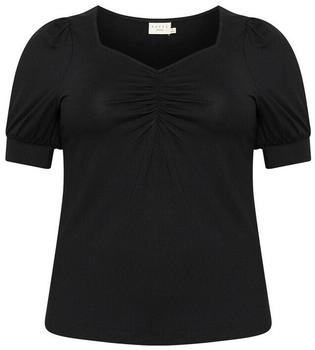 Kaffe Curve T-Shirt Sissy 1-tlg drapiert gerafft