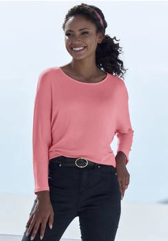 Lascana 4-Arm-Shirt salmon