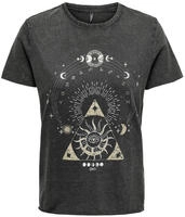 ONLY Rundhalsshirt "ONLLUCY REG S/S TOP JRS NOOS" Baumwolle, regular fit,
