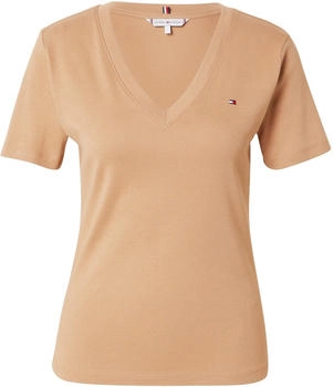 Tommy Hilfiger Slim V-Neck T-Shirt (WW0WW40584) safari canvas