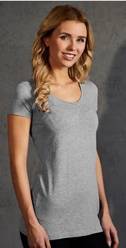 Promodoro V-Ausschnitt T-Shirt lang (3087) Grey Heather