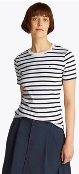 Tommy Hilfiger New Slim Cody T-Shirt (WW0WW40587) Breton Dark Night Navy Stp