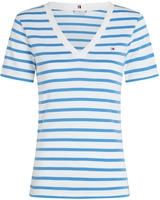Tommy Hilfiger T-Shirt New Cody WW0WW40584 Blau Slim Fit Female