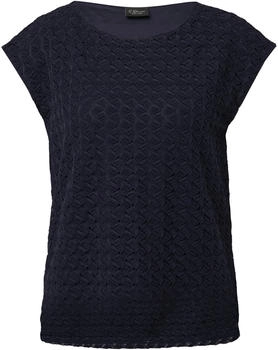 s.Oliver Ärmelloses T-Shirt mit U-Boot-Ausschnitt blau 2166803.5959.