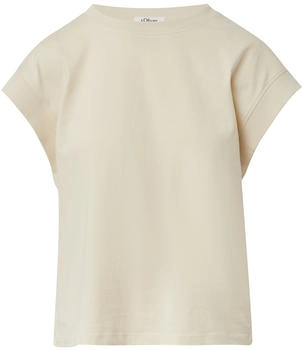 s.Oliver T-Shirt im Relaxed Fit mit &uuml;berschnittenen Schultern creme 2167287.0603.