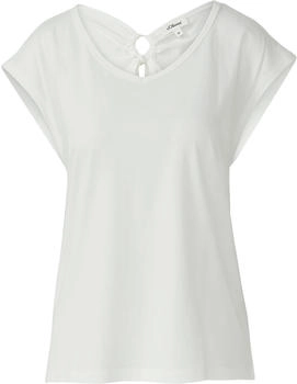 s.Oliver Ärmelloses Relaxed-Fit-Shirt mit Cut-out und Schleife weiß 2166272.0100.
