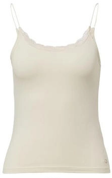 s.Oliver Spaghettiträgertop mit Spitzendetail Beige 2167408.0808.