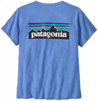 Patagonia P-6 Logo Responsibili-Tee sbundant blue
