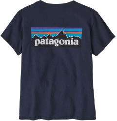 Patagonia P-6 Logo Responsibili-Tee new navy