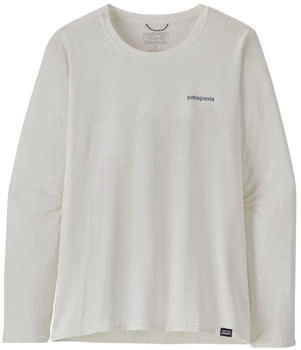 Patagonia Women's Long-Sleeved Capilene Cool Daily Graphic Shirt (45175) waters light plume grey/white