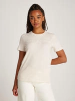 Tommy Hilfiger T-Shirt WW0WW40276 Beige Regular Fit Female