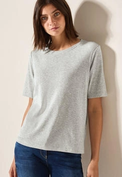 Cecil B322914 T-Shirt fog grey melange
