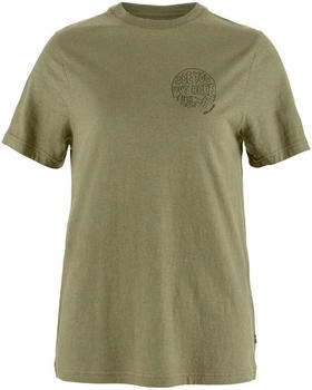 Fj&auml;llr&auml;ven Woman Hemp Blend Out Here T-Shirt green