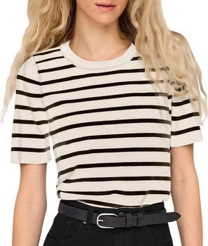 Only Pullover beige schwarz