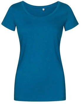 Promodoro X O Women's Deep Scoop T-Shirt petrol