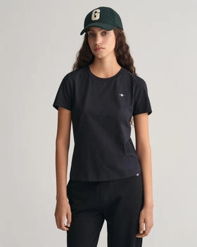 GANT Reg Shield T-Shirt schwarz