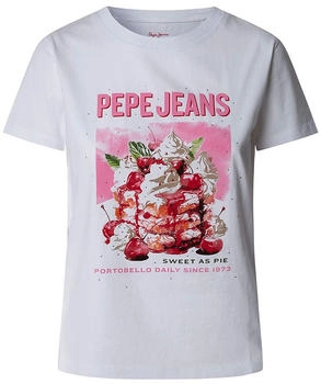Pepe Jeans PL506069 Ryoko T-shirt weiß