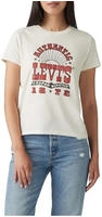 Levi's T-Shirt Perfect 17369-3024 Wei&szlig; Standard Fit Damen