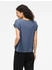 Vila Viellette S/s Satin Top/su - Noos (14059563) Indigo