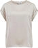 Vila Viellette S/s Satin Top/su - Noos (14059563) cement