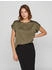 Vila Viellette S/s Satin Top/su - Noos (14059563) dusty olive
