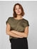 Vila Viellette S/s Satin Top/su - Noos (14059563) dusty olive