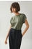 Vila Viellette S/s Satin Top/su - Noos (14059563) dusty olive