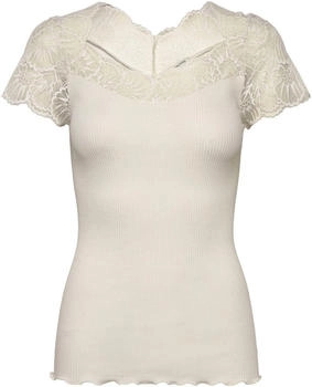 Rosemunde T-Shirt wei&szlig; Vintage-Spitzenbesatz