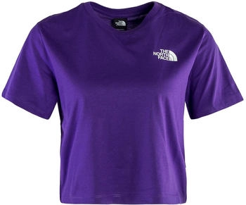 The North Face Simple Dome Cropped T-Shirt lila