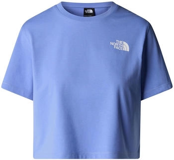 The North Face Simple Dome Cropped Slim Tee virtual blue 0YI