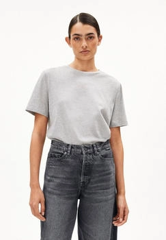 armedangels LUALAA T-SHIRT - Frauen Regular Fit T-Shirt - grau silver melange (30006877-3215)