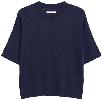 armedangels LIZAA LINO - Frauen Relaxed Fit Stricktop - blau tinted navy (30007193-3232)