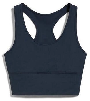 armedangels SAANTOSHA LI - Frauen Fitted Top - blau indigo (30003221-1774)