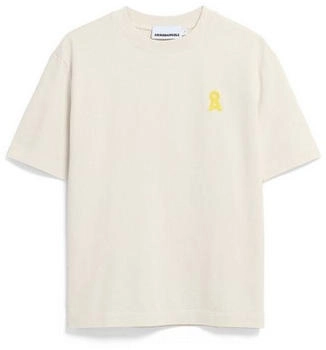 armedangels ICONIC Å TARJAA T-SHIRT - Frauen Loose Fit T-Shirt - beige undyed (30007474-1677)