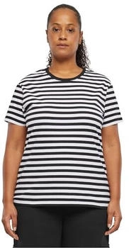 Urban Classics Damen T-Shirt schwarz weiß