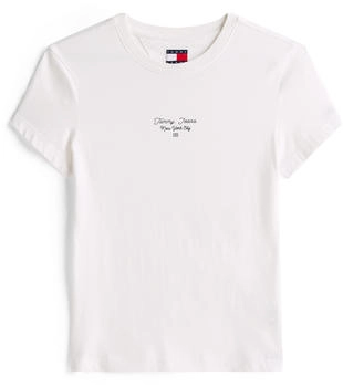 Tommy Hilfiger TJW SLIM ESS LOGO TEE EXT beige