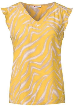 Street One Gemustertes Top A323583 buttercream yellow
