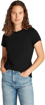 Calvin Klein LOGO ELASTIC T-SHIRT Logostickerei schwarz
