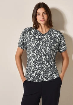 Cecil T-Shirt vanilla white B323372