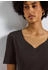 Street One T-Shirt Herzausschnitt deep roast brown