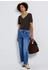 Street One T-Shirt Herzausschnitt deep roast brown